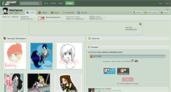 Desktop Screenshot of itsarianna.deviantart.com