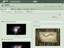 Tablet Screenshot of noem9.deviantart.com