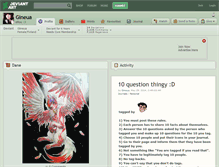 Tablet Screenshot of gineua.deviantart.com