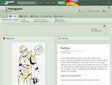 Tablet Screenshot of heiroglyphic.deviantart.com