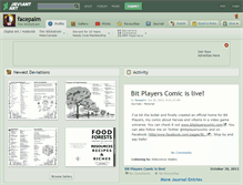 Tablet Screenshot of facepalm.deviantart.com