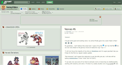 Desktop Screenshot of honeyodew.deviantart.com