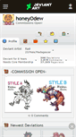 Mobile Screenshot of honeyodew.deviantart.com