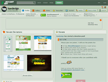 Tablet Screenshot of kaedesign.deviantart.com
