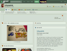 Tablet Screenshot of lollypopkids.deviantart.com