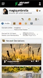 Mobile Screenshot of magiqumbrella.deviantart.com