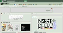 Desktop Screenshot of deep-brown.deviantart.com
