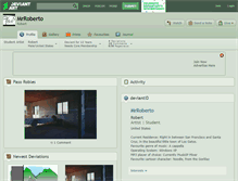 Tablet Screenshot of mrroberto.deviantart.com