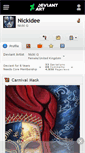 Mobile Screenshot of nickidee.deviantart.com