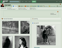 Tablet Screenshot of hypnogen.deviantart.com