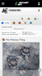 Mobile Screenshot of misterdin.deviantart.com
