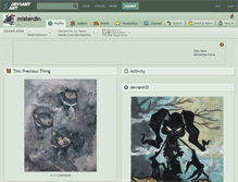 Tablet Screenshot of misterdin.deviantart.com