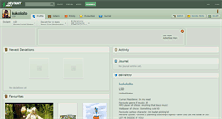 Desktop Screenshot of kokololio.deviantart.com