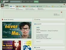 Tablet Screenshot of jeshi.deviantart.com