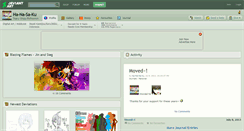 Desktop Screenshot of ha-na-sa-ku.deviantart.com