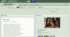 Desktop Screenshot of macabrevampire.deviantart.com
