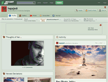 Tablet Screenshot of hapajedi.deviantart.com