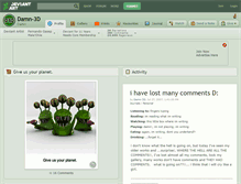 Tablet Screenshot of damn-3d.deviantart.com