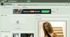 Desktop Screenshot of darkangelholly.deviantart.com