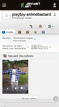 Mobile Screenshot of playtoy-animebastard.deviantart.com