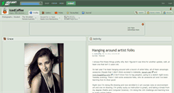Desktop Screenshot of icedcoffee.deviantart.com