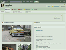 Tablet Screenshot of franzelano.deviantart.com