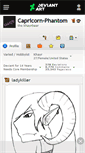 Mobile Screenshot of capricorn-phantom.deviantart.com