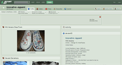 Desktop Screenshot of innovative--apparel.deviantart.com