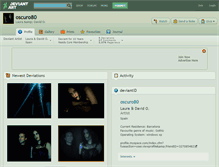 Tablet Screenshot of oscuro80.deviantart.com