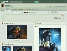 Tablet Screenshot of grimbro.deviantart.com