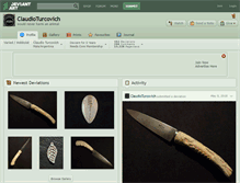 Tablet Screenshot of claudioturcovich.deviantart.com