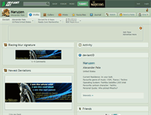 Tablet Screenshot of naruzen.deviantart.com
