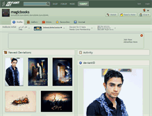 Tablet Screenshot of magicbooks.deviantart.com