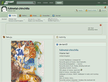 Tablet Screenshot of fullmetal-chinchilla.deviantart.com