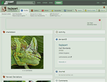 Tablet Screenshot of fayjayart.deviantart.com