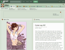 Tablet Screenshot of kitton.deviantart.com