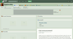 Desktop Screenshot of phoenixs-ashes.deviantart.com