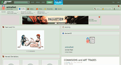 Desktop Screenshot of animefeet.deviantart.com