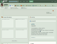 Tablet Screenshot of peifon.deviantart.com