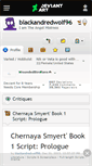 Mobile Screenshot of blackandredwolf96.deviantart.com