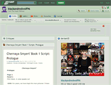 Tablet Screenshot of blackandredwolf96.deviantart.com