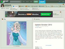 Tablet Screenshot of animejei.deviantart.com