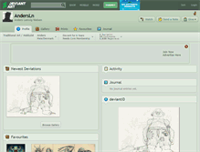 Tablet Screenshot of andersln.deviantart.com