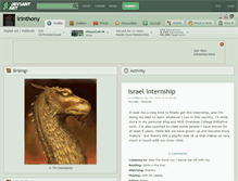 Tablet Screenshot of irinthony.deviantart.com