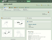 Tablet Screenshot of kabuto--yakushi.deviantart.com