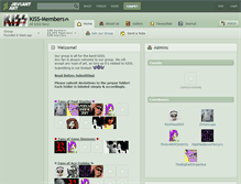 Tablet Screenshot of kiss-members.deviantart.com