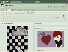 Tablet Screenshot of meersan10.deviantart.com