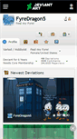 Mobile Screenshot of fyredragon5.deviantart.com