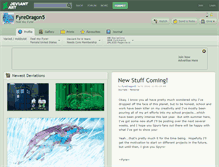 Tablet Screenshot of fyredragon5.deviantart.com