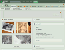 Tablet Screenshot of isfh.deviantart.com